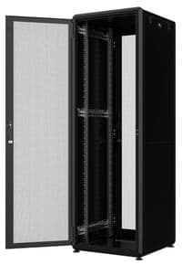 Шафа MIRSAN 19", 32U, GTV, перфорація 63%, 600x600 мм, чорна