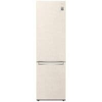 Холодильник LG з нижн. мороз., 203x60х68, холод.відд.-277л, мороз.відд.-107л, 2дв., А+, NF, інв., диспл внутр., зона св-ті, бежевий