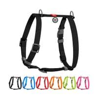 Шлей для собак WAUDOG Waterproof Н-образная анатомическая L черная (32631)