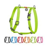 Шлей для собак WAUDOG Waterproof Н-образная анатомическая М салатовая (32815)