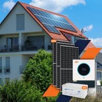 Сонячна електростанція (СЕС) Стандарт 11kW АКБ 9.6kWh mGel 200 Ah