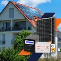 Сонячна електростанція (СЕС) 4kW АКБ 4.8kWh (гель) 100 Ah Стандарт