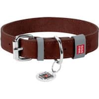 Нашийник для тварин WAUDOG Classic шкіряний 12 мм х 21-29 см коричневий (02026)