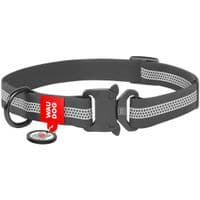 Ошейник для животных WAUDOG Waterproof металлическая пряжка-фастекс M Ш 20 мм Д 28-40 см серый (261111)