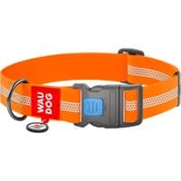 Ошейник для животных WAUDOG Waterproof пластиковый фастекс XXL Ш 40 мм Д 46-70 см оранжевый (25104)