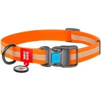 Ошейник для животных WAUDOG Waterproof пластиковая пряжка L Ш 25 мм Д 34-49 см оранжевый (26144)