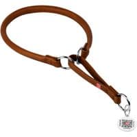Ошейник для животных WAUDOG Soft с QR паспортом, круглый, Ш 13 мм Д 51-60 см коричневый (75336)