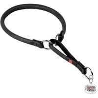 Ошейник для животных WAUDOG Soft с QR паспортом, круглый, Ш 13 мм Д 61-70 см черный (75351)