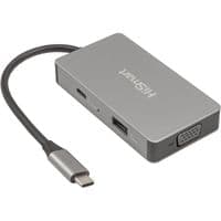 USB-хаб USB Type-C - 2x HDMI, 1x VGA, 1x USB Type-A, 1x USB Type-C PD60W