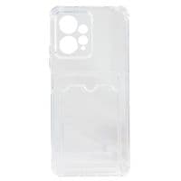 Силіконова накладка для смартфона Xiaomi Redmi Note 12 4G, with pocket, Transparent