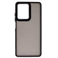 Накладка силіконова Xiaomi Redmi Note 12 Pro (6.67), Gingle Matte Metal Frame, Black