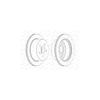 Тормозной диск FERODO DDF2170C