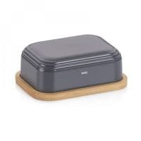 Маслянка кухонна Kela Namur 15,5х11,5 см Темно-сіра (12083)