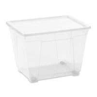 Контейнер для хранения DEA home Easy прямоугольный на колесах Прозрачный 20 л (20078)