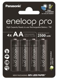 Аккумулятор Panasonic AA Eneloop 2500mAh Pro NI-MH*4 (BK-3HCDE/4CP)