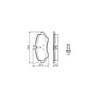 Тормозные колодки Bosch 0 986 424 470