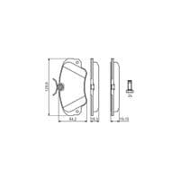 Тормозные колодки Bosch 0 986 460 939