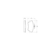 Тормозные колодки Bosch 0 986 460 989