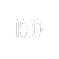 Тормозные колодки Bosch 0 986 461 123