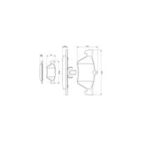 Тормозные колодки Bosch 0 986 461 129