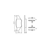 Тормозные колодки Bosch 0 986 468 890