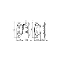 Тормозные колодки Bosch 0 986 494 200
