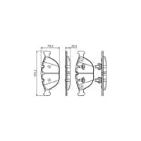 Тормозные колодки Bosch 0 986 494 217