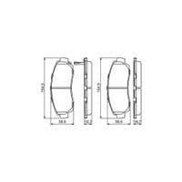 Тормозные колодки Bosch 0 986 494 308