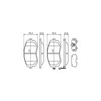 Тормозные колодки Bosch 0 986 494 315