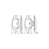 Тормозные колодки Bosch 0 986 494 324