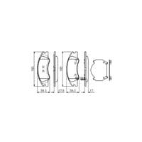 Тормозные колодки Bosch 0 986 494 577