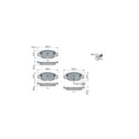 Тормозные колодки Bosch 0 986 494 660