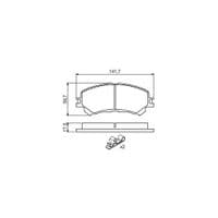Тормозные колодки Bosch 0 986 494 720