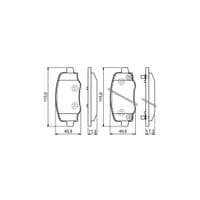 Тормозные колодки Bosch 0 986 494 930