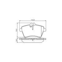 Тормозные колодки Bosch 0 986 495 273