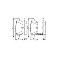 Тормозные колодки Bosch 0 986 495 301