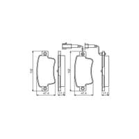 Тормозные колодки Bosch 0 986 495 355
