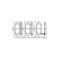 Тормозные колодки Bosch 0986494861