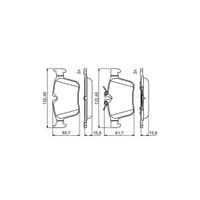 Тормозные колодки Bosch 0986495394
