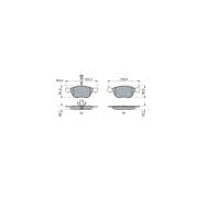 Тормозные колодки Bosch 0 986 494 004