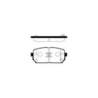 Тормозные колодки HI-Q SP1197