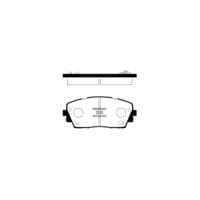 Тормозные колодки HI-Q SP1405