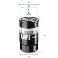 Фільтр масляний UFI 23.615.00
