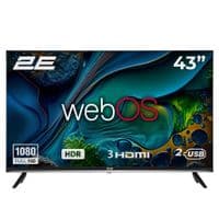 УЦИНКА! Телевизор 43" 2E LED FHD 60Hz Smart WebOS Black