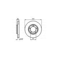 Гальмівний диск Bosch 0 986 478 714