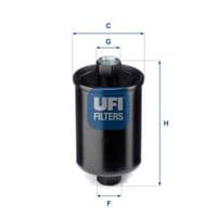 Фильтр топливный UFI 31.741.00