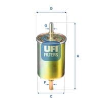 Фильтр топливный UFI 31.850.00