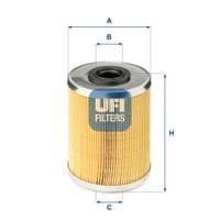 Фільтр паливний UFI 26.687.00
