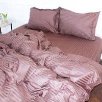 Постельное белье MirSon Satin 30-0006DarkBrown 160х220 Семейный (2200005249499)
