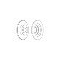 Гальмівний диск FERODO DDF1502